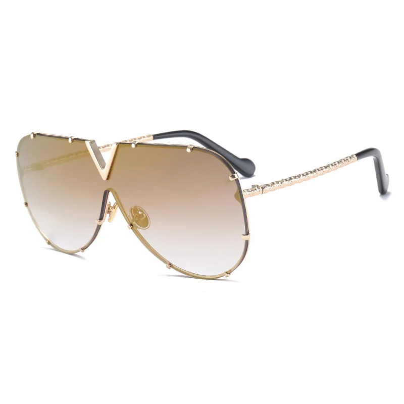 

Hot sales Men Women Pilot Sun glasses Brand Designer Steampunk Sunglasses