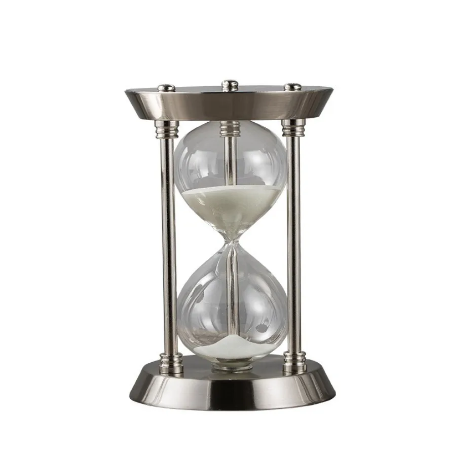 

New Innovative Antique Metal 1 hour Hourglass Gifts