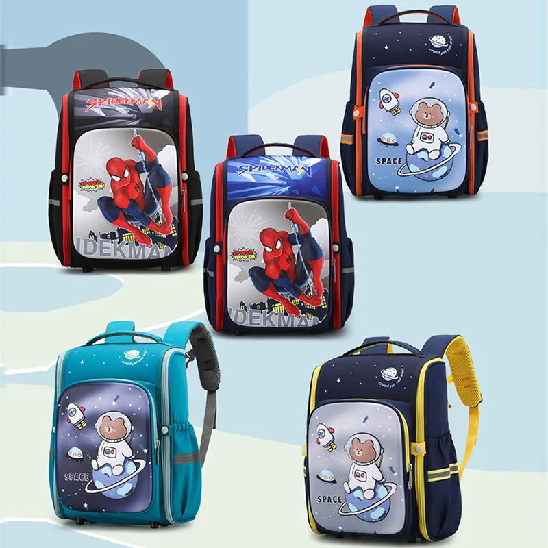 

2022 kindergarten cute cartoon schoolbags backpack massage air cushion 3D stereotype school bags kids backpack