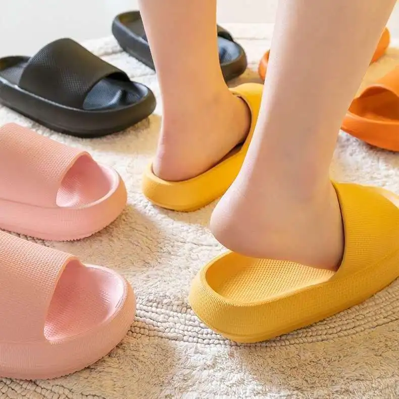 

Men Women Eva Blank Summer Beach Water Anti Slip Pillow Slipper Sandal Footwear Shoes slipper, 6 colors