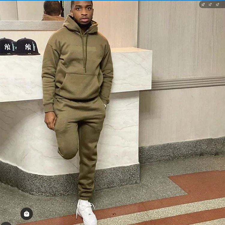 

2020 New Satin Lined Hoodies Sweatpants Design Custom colorful men hoodies Set with own logo brand Customized mens pullover, Customized color