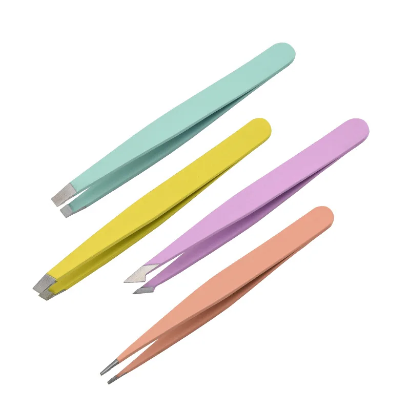 

Eyebrow pliers eyebrow clip color eyebrow clip flat oblique mouth