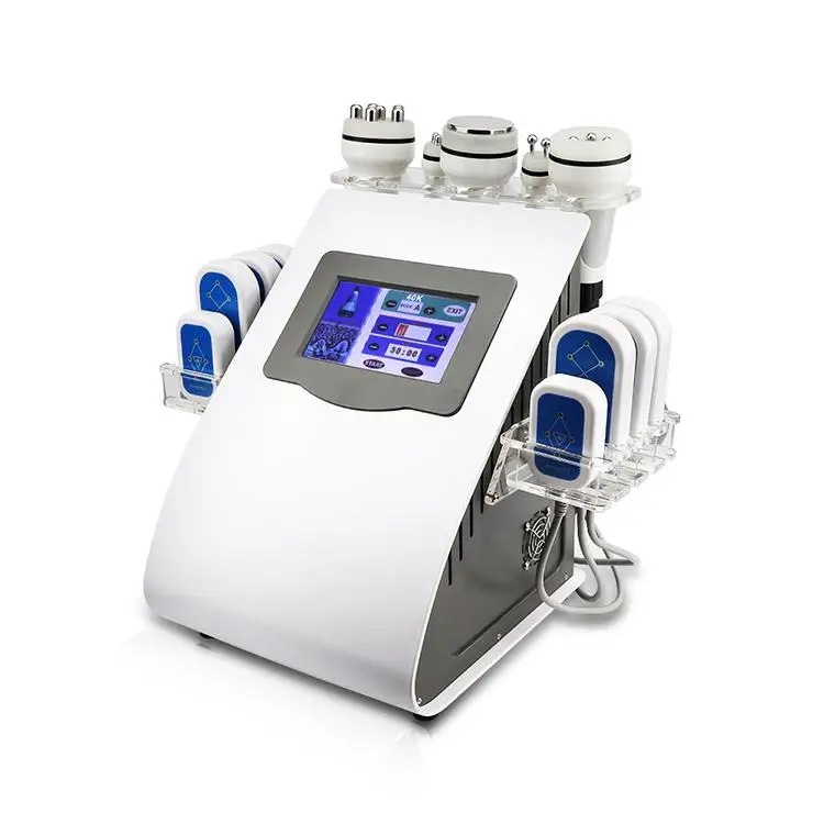 40K Ultrasonic Liposuction Cavitation 8 Pads Laser Vacuum Rf Skin Care Salon Spa Slimming Machine Beauty Equipment