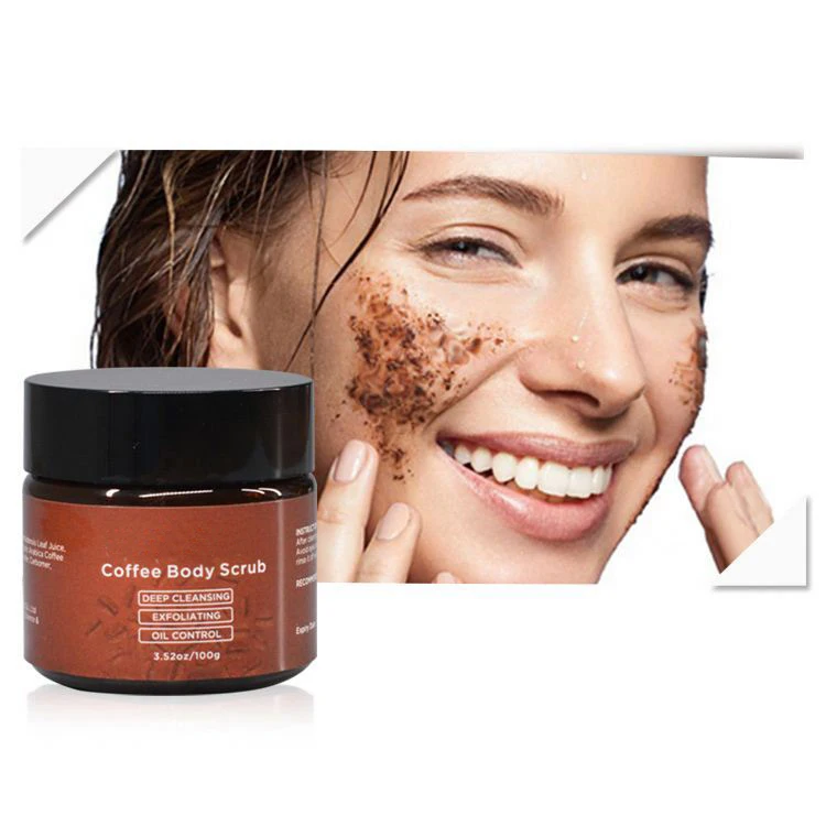 

Korea Oem Private Label Herbal Exfoliate Natural Organic Skin Whitening Facial Coffee Face Body Scrub