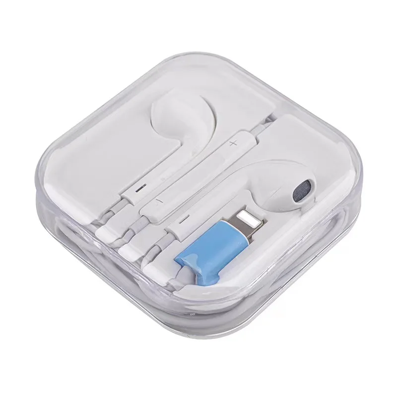 

8pin wired earphone music super bass earphone headphone sport outdoor portable audio earphone for Iphone 11 12 x xr series