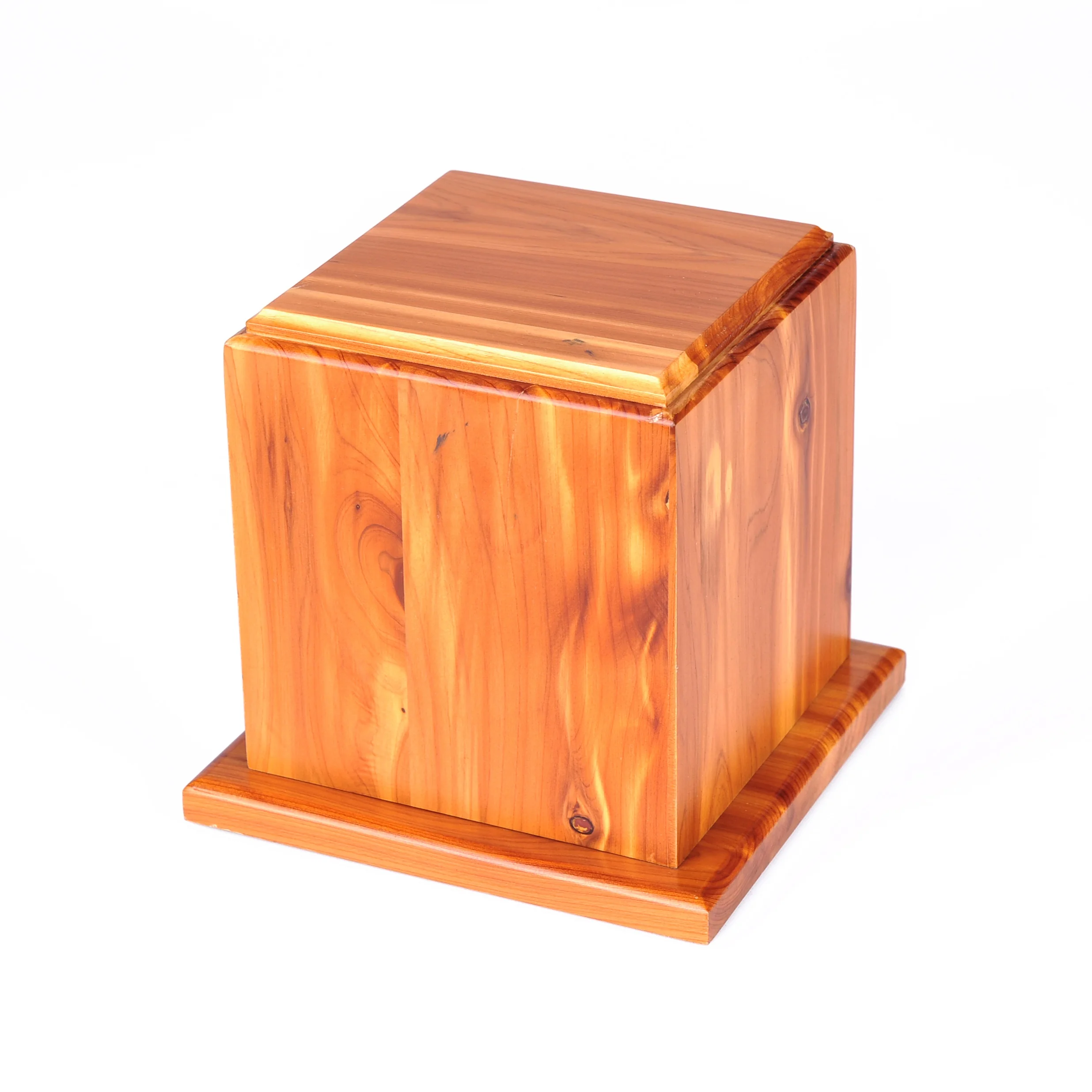 

Wholesale Pet Cremation Urns Wood Urn For Ashes Cremation Accessories Funeral Vase