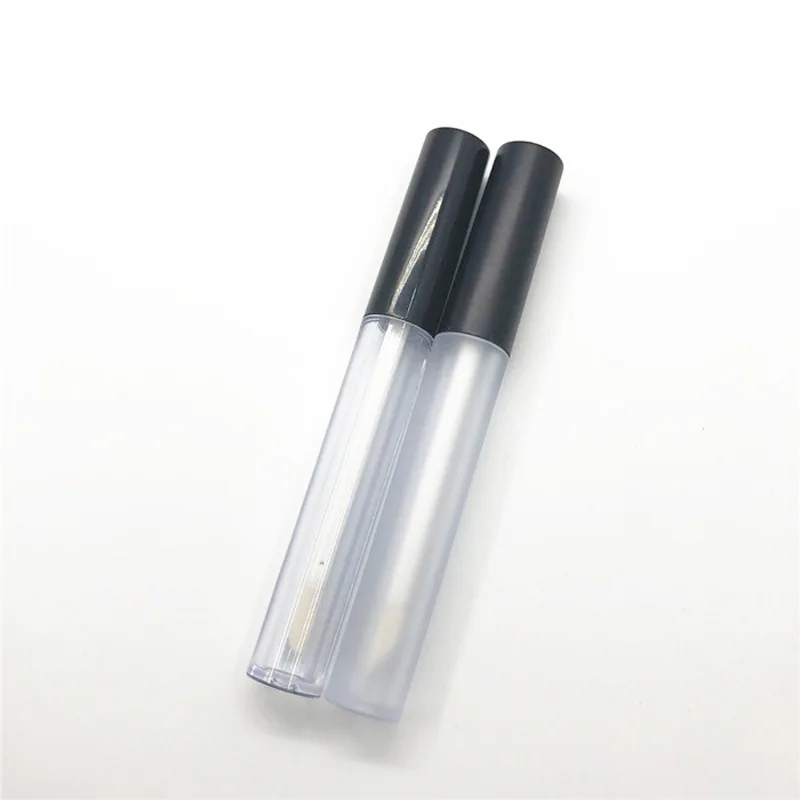 2.5ml Lipgloss Tube Custom Logo Pink Black White Lip Gloss Tube Clear