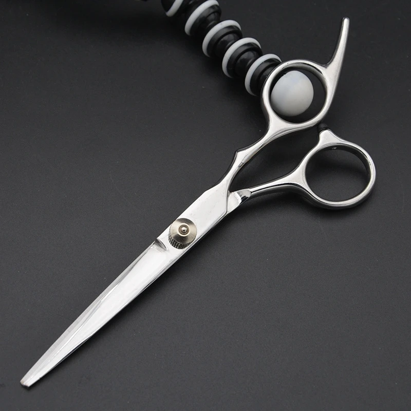 

New Fashion Salon Barber Tools Japanese Cobalt Steel Cutting Shear Hair Scissors, Silver