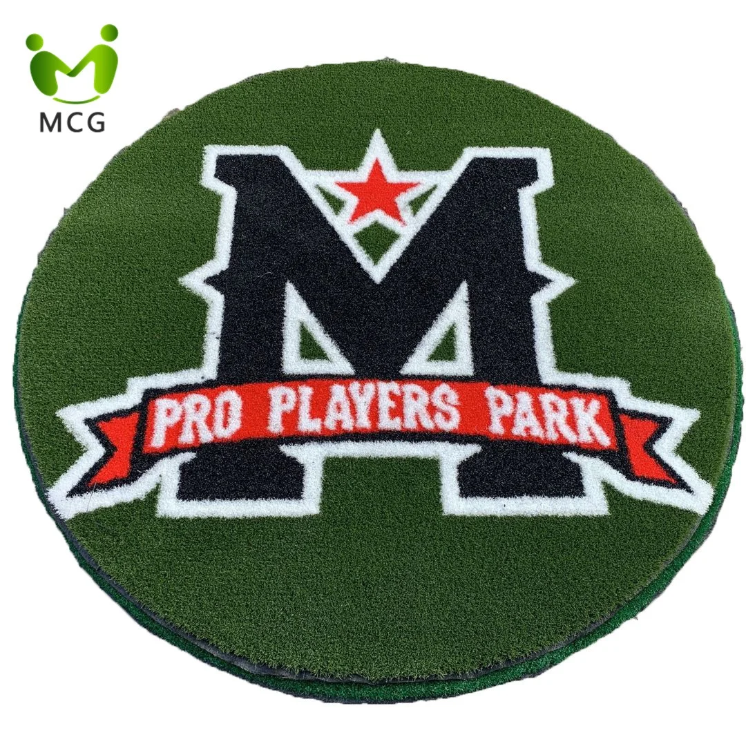

Customized Design Pattern Artificial Turf For Club Logo/Fitness Logo/Company Logo