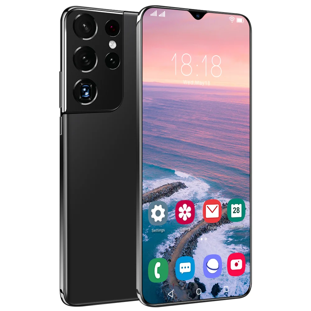 

2021 best selling cell phone S21U1tra 6.6 inches HD mobilephone Smartphones camera 50P