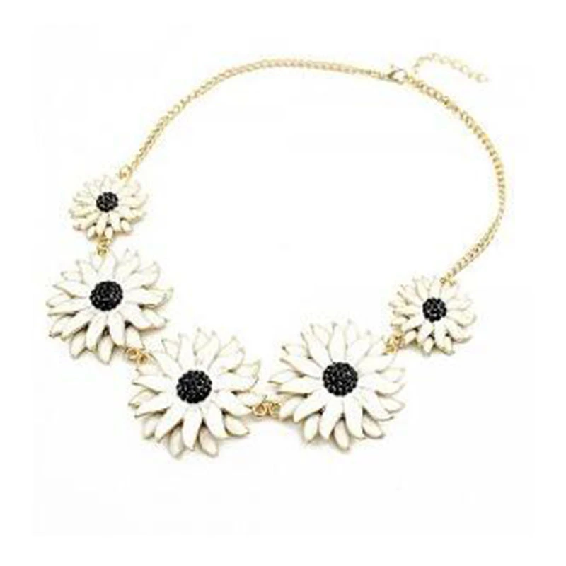 

Fashion Sunflower Necklace for Women Pendant Necklace Gift Party collares Ketting Accessories Necklace Jewelry