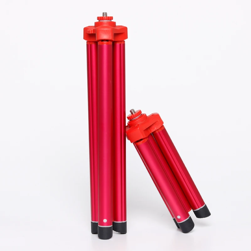 

portable tripod for smartphone selfie stick tripod stand small tripod, Black, red