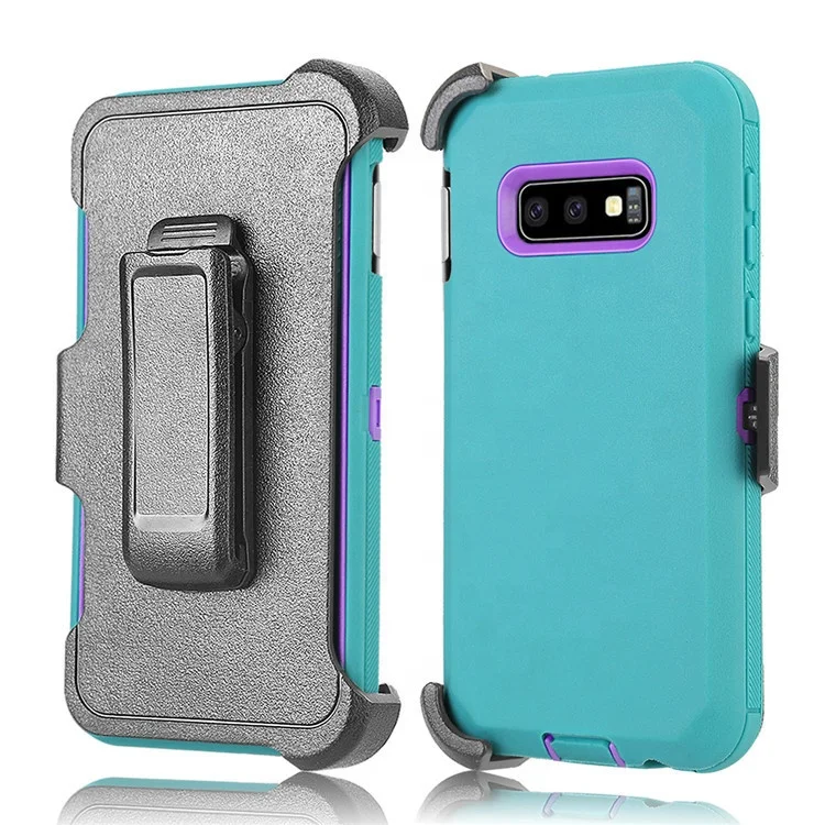 

Saiboro belt clip back cover mobile phone case for Samsung Galaxy S10 S10E S10 Plus, Multi colors