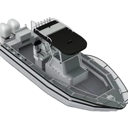 

Factory new 25ft 7.5m Aluminium fishing boat with center console for sale, Customized color