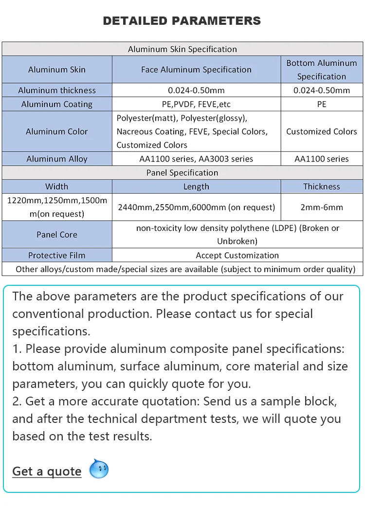 Top Quality Aluminum Board Composite Panel Acp Aluminum Composite Panels Acp Sheet