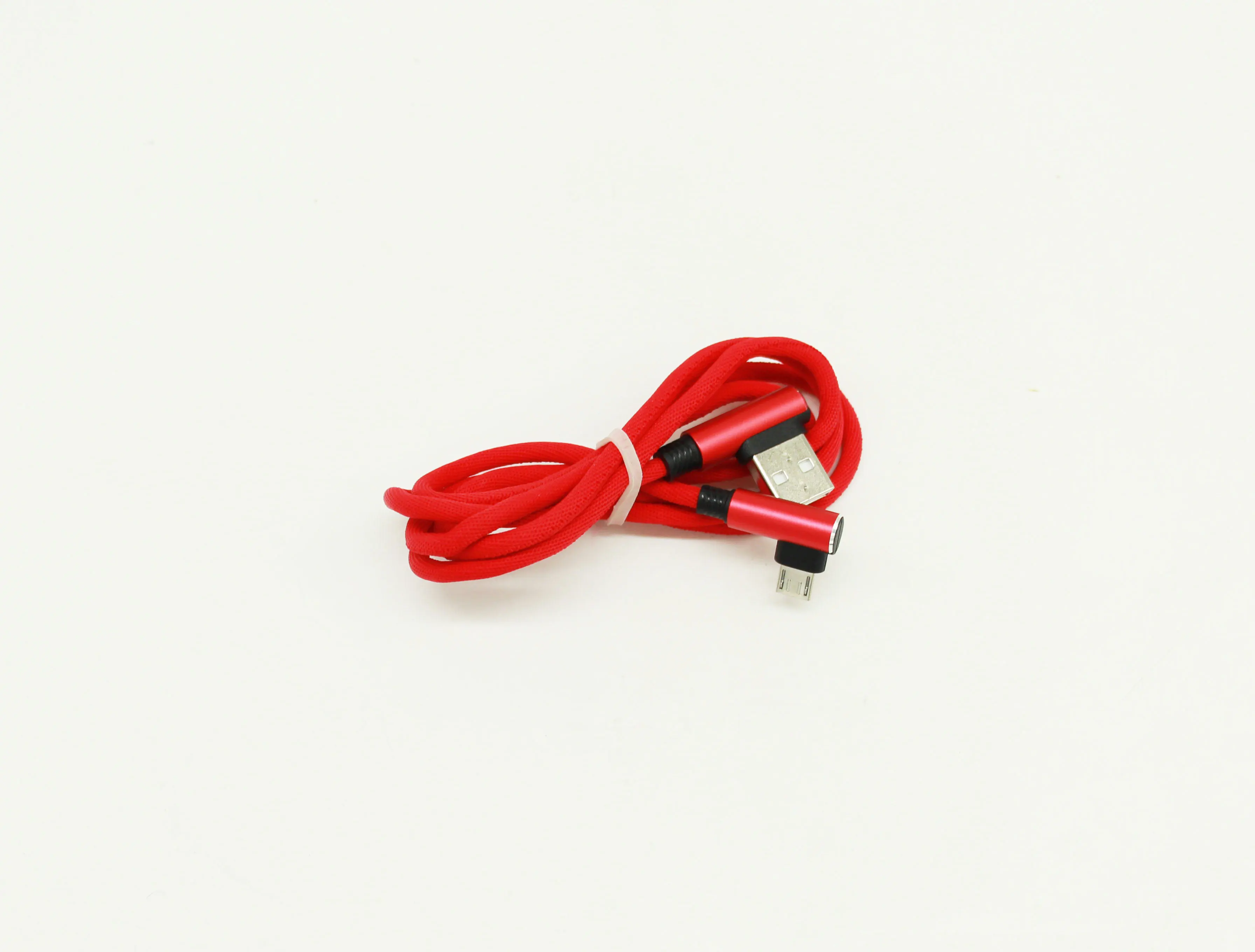Factory Price Cotton Material 90 degree usb cable 90 degree u shape Micro usb cable - ANKUX.COM