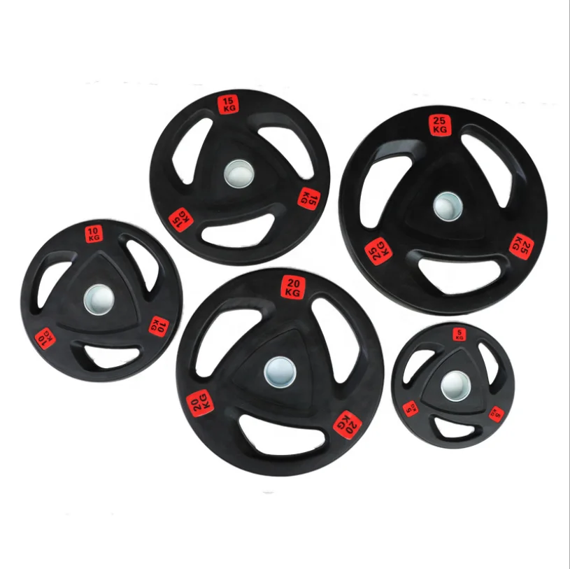

High Quality Weightlifting Plate Gym Rubber Weight Plates Wholesale, Black
