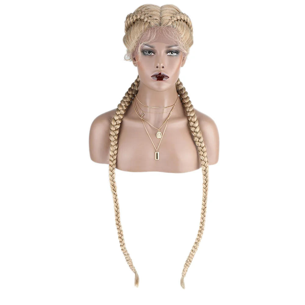 

Gold Long Curly Hair Big Wave Mixed Color Wig Set Curly Wig Human Hair Blond synthetic hair extension discount price, 1b 27/613m t1b/27 t1b/30 t1b/99j t1b/613