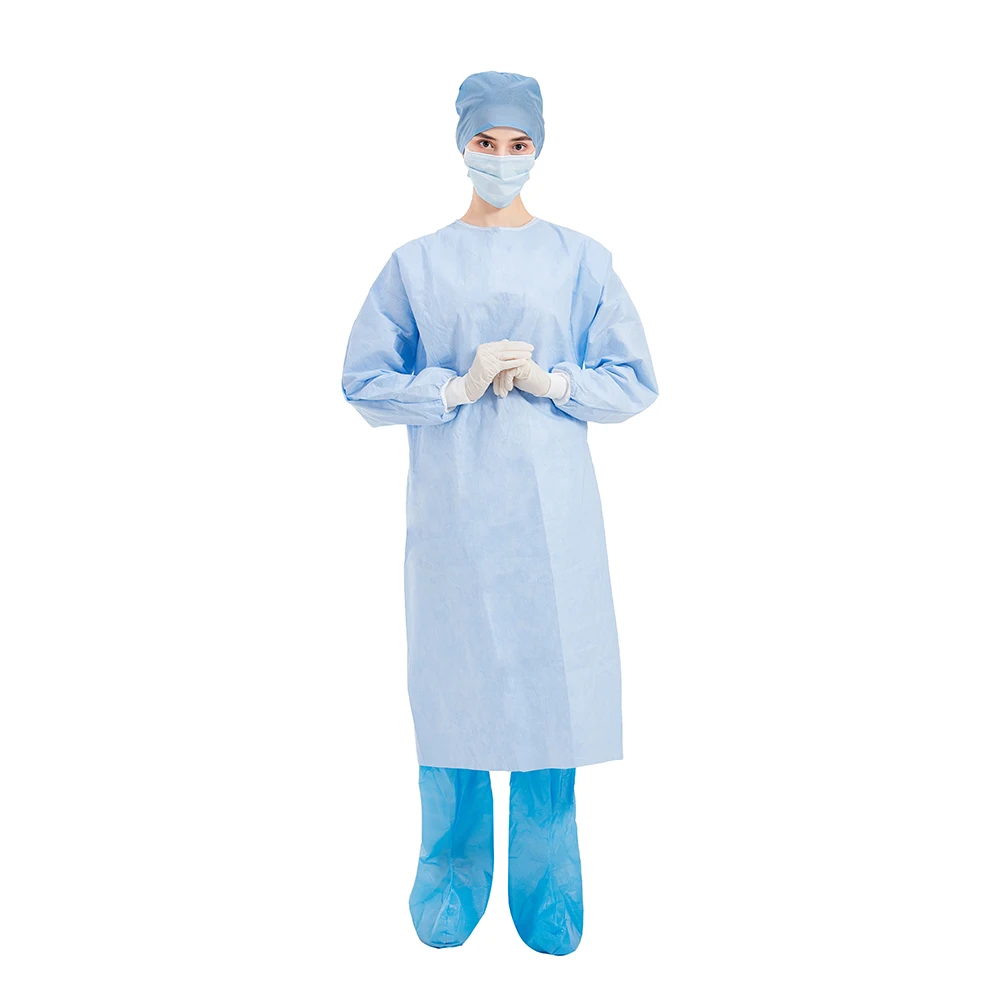 Over 20 years Factory supplier Spunlace non-woven level 4 blue disposable surgical gown Isolation Gown - KingCare | KingCare.net