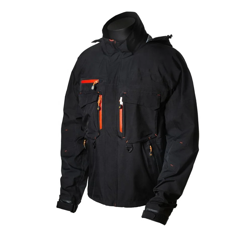 
Mens Lightweight Waterproof Hooded Fishing Jacket 