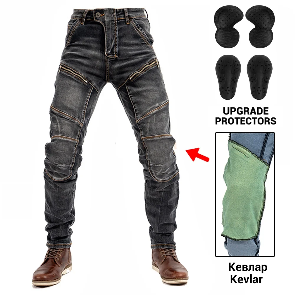 

2022 New Design Motorcycle Pants Men Jeans Protective Gear Riding Touring Motorbike Jeans, Customized color