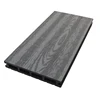 Synthetic teak panel design composite wood or bamboo lightweight end capped WPC longboard deck