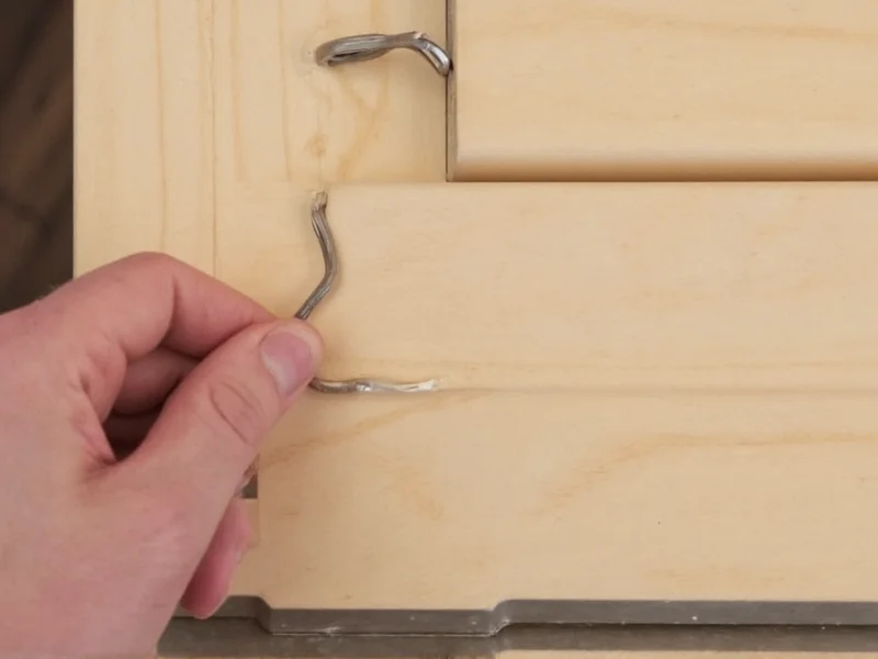 DIY folding table hinge alignment demonstration