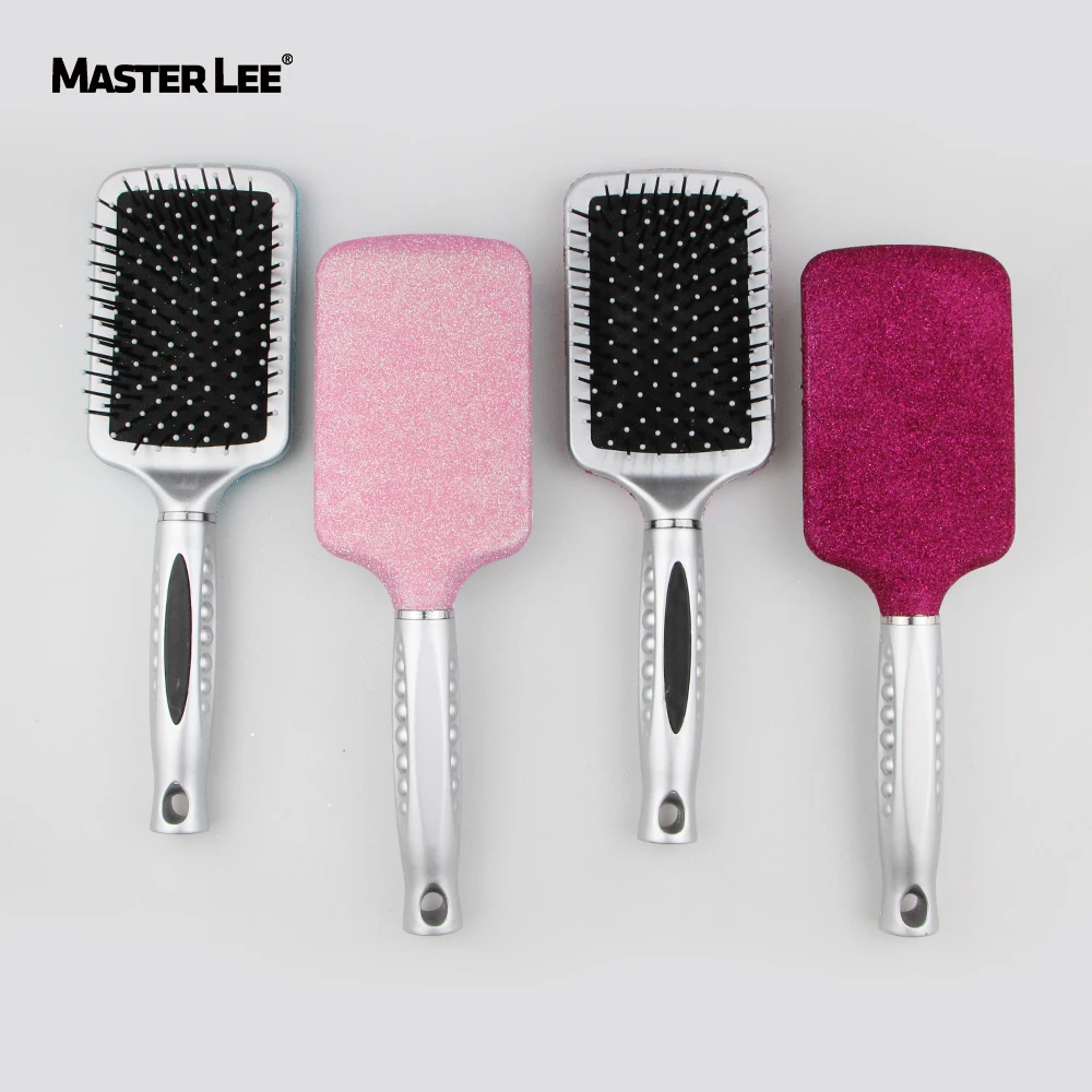 

Masterlee high quality Bling Bling crystal rhinestone Hair massage comb Air Cushion detangling hair brush, Bling color