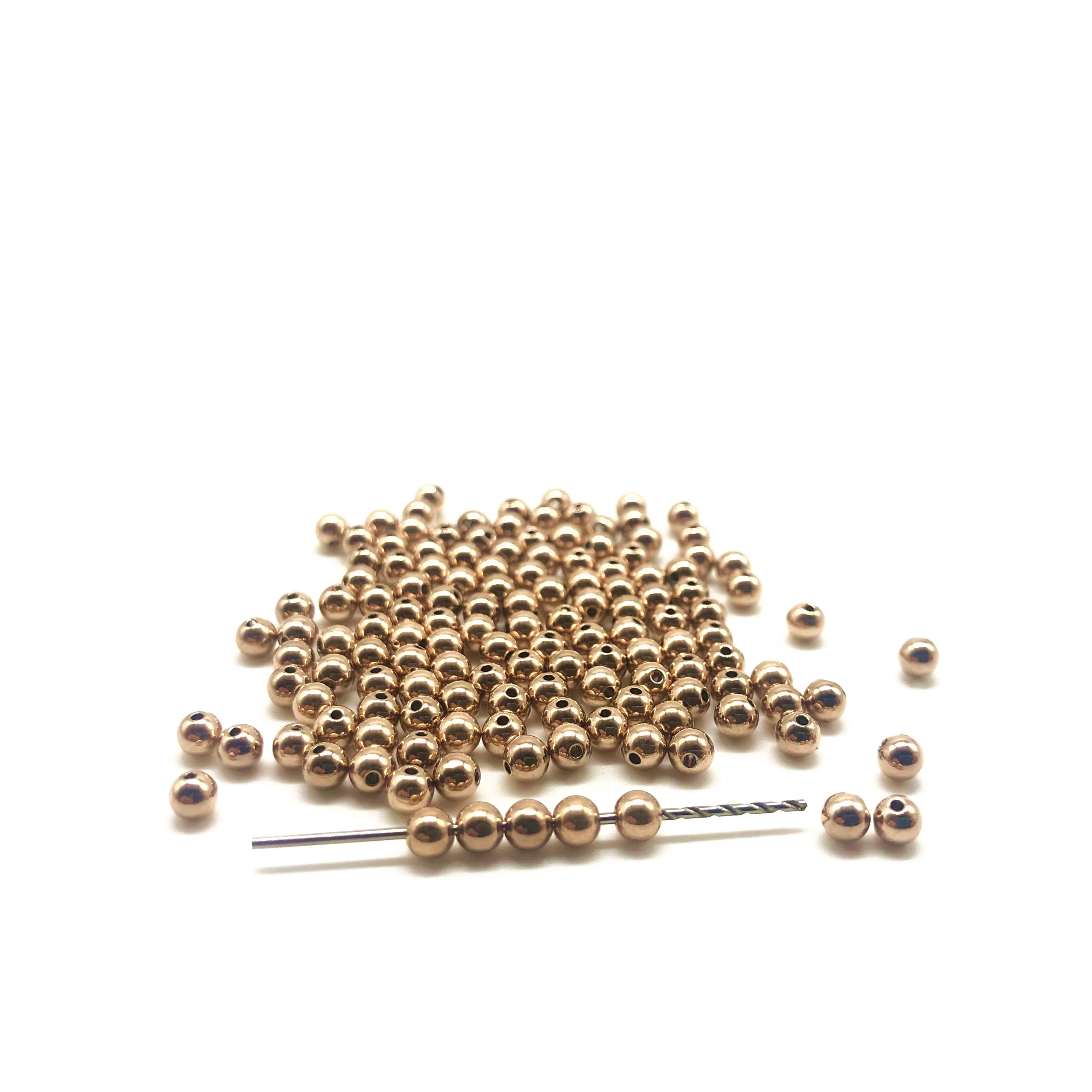 Solid Brass Ball And Copper Ball With Drill Hole And Thread Buy Solid