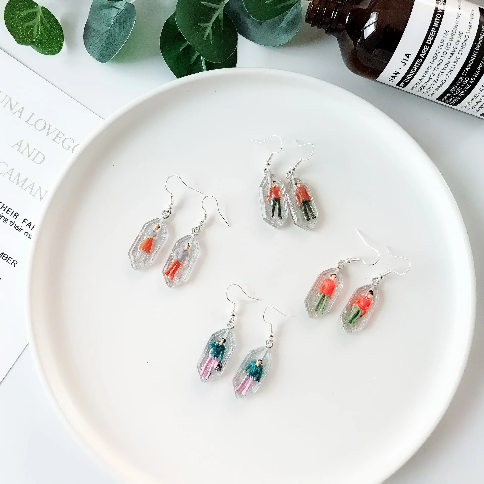 

New Design Fabulous resin handmade Trendy new arrivals fashion earrings 2020