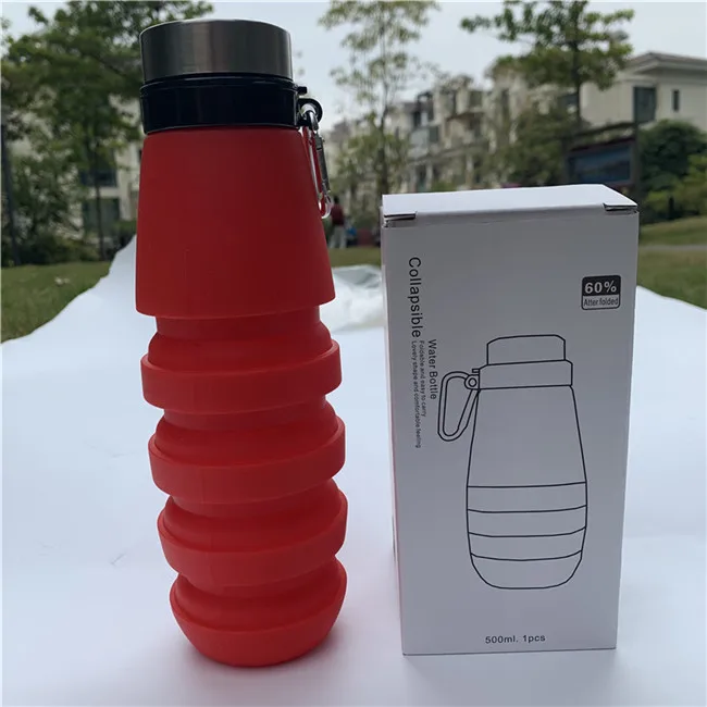 

Alibaba Best Selling Products Portable Outdoors Sports Silicone Foldable Future Water Bottles Technology for Girls