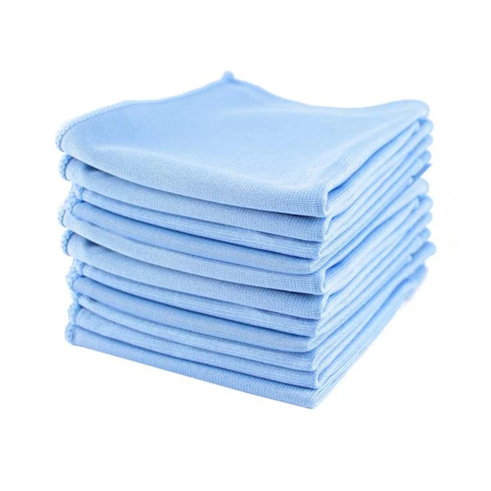 Glass cleaning towel