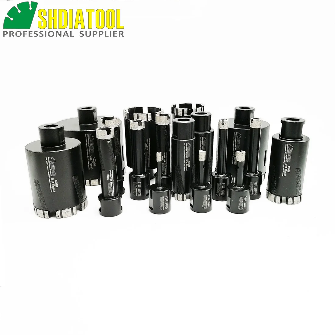 diatool 10mm Vacuum brazed drill bit diamond finger bits for both drilling and milling ceramic marble granite 5/8-11