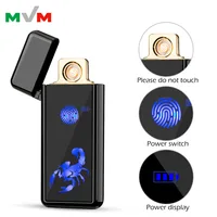 

MLT200 USB Replaceable Coil Rechargeable Electric Lighter With Custom LED Screen Displayer For Cigarette Smokers