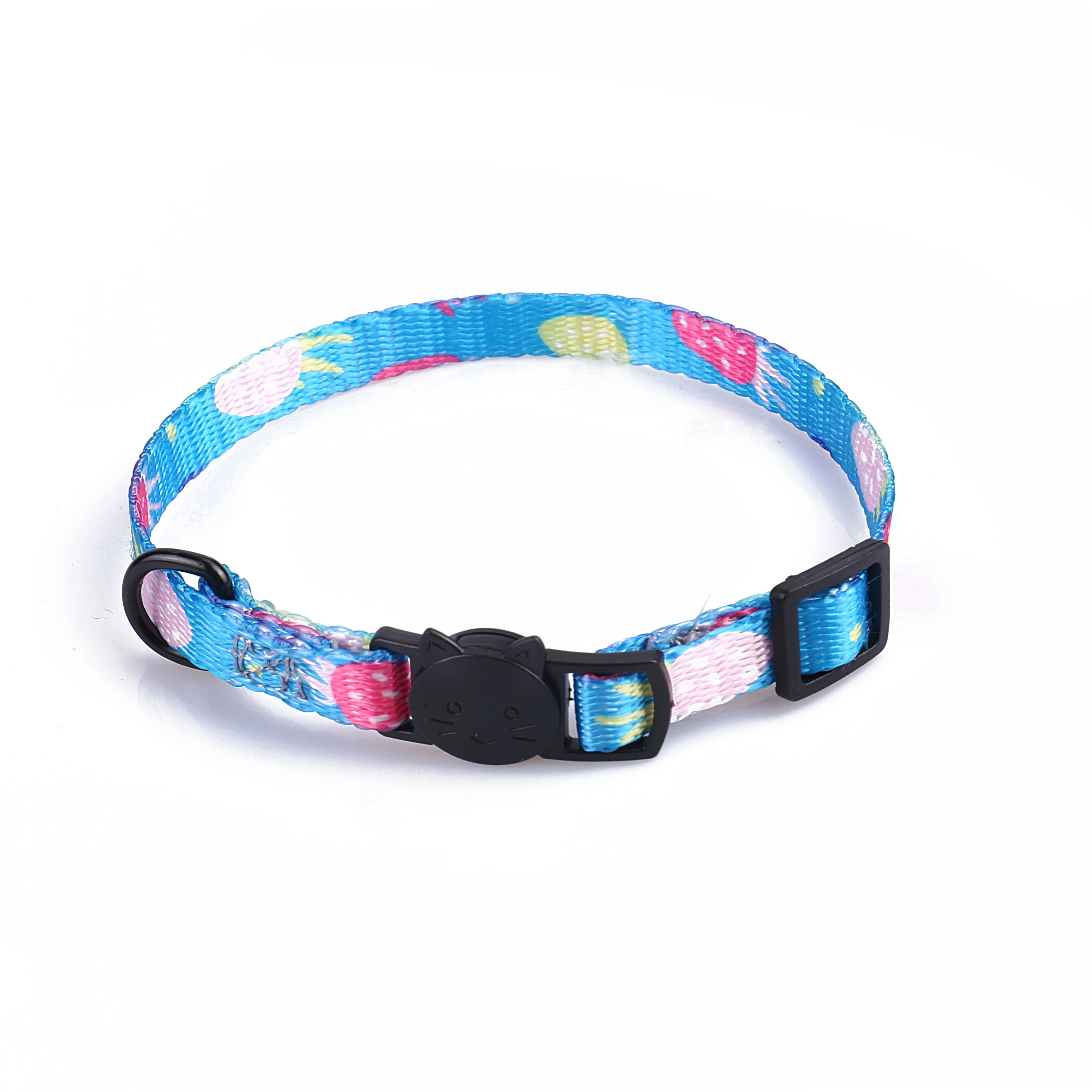 

Midepet hot sale factory cheap pet collar pattern pink cat collar luxury fashion cute cat collars, Customized