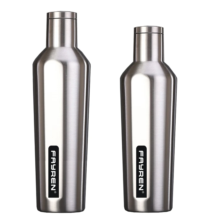 

2021 New design Drinkwear Wine Cooler Bottle Stainless Steel Insulated Wine Bottle for outdoor sports, Customized