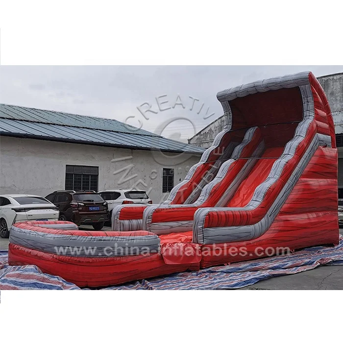 

Hot Sale Inflatable Sliding Game Giant Inflatable Water Slide with Pool for Adult and Children