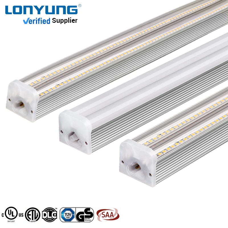 high brightness 2ft 4 feet 6ft 8ft 1200mm 30w Suspended ceiling mounted Led Batten Fixture connectable double T5 led tubelight