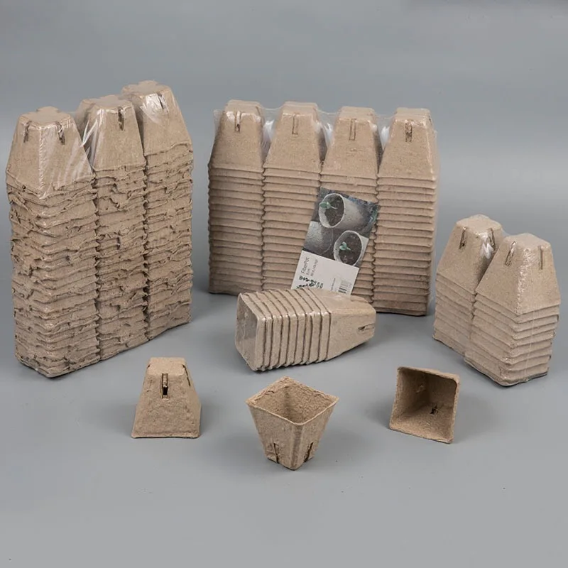 

Wholesale Eco-friendly biodegradable Waterproof pulp seedling cup