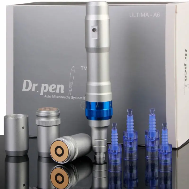

Derma Pen Altima A6 Needled Dr Ultima Micro Needle Rechargeable Microneedling Dermapen 2020 New Body Life Dr.Pen Electric, Blue / sliver / pink / black / gold