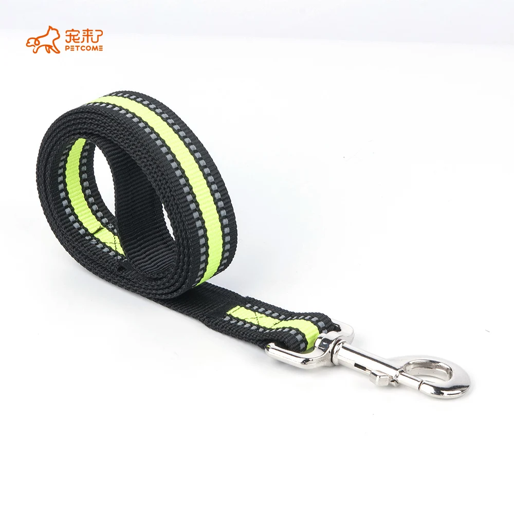 

PETCOME Manufacturers Dropshipping Reflective Polyester Cheap Comfort Dog Leash, 5 color
