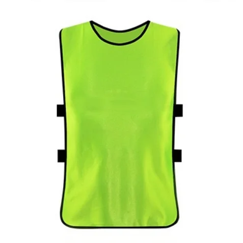 

luminous green Team practice Basketball Soccer Football Volleyball mesh bibs sports training vest, Blue/green/red