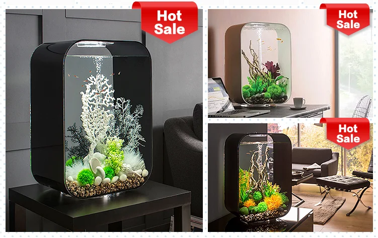 Customizable 60L Aquarium Acrylic Table Aquarium Transparent Fish Tank