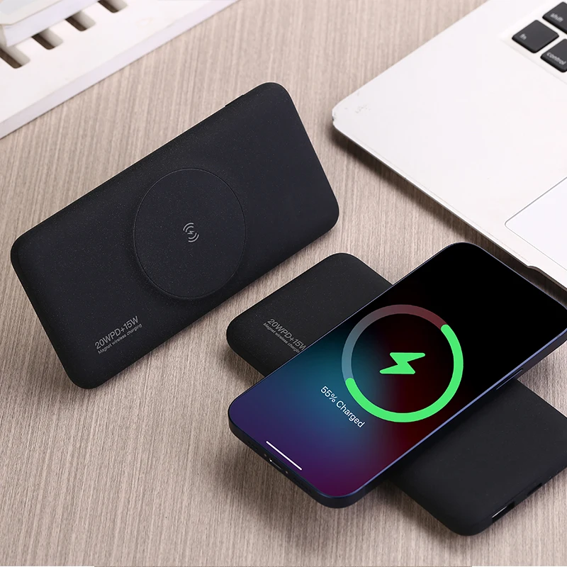 

2021 Magsafe Wireless power bank magnetic power bank 10000mAh for Iphone 12