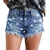 Women Clothes Vendor fashion pattern ripped denim shorts jeans sexy woman