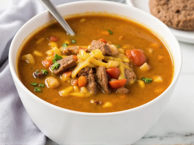 Keto Cheeseburger Soup: Low-Carb Recipe & Nutrition Facts