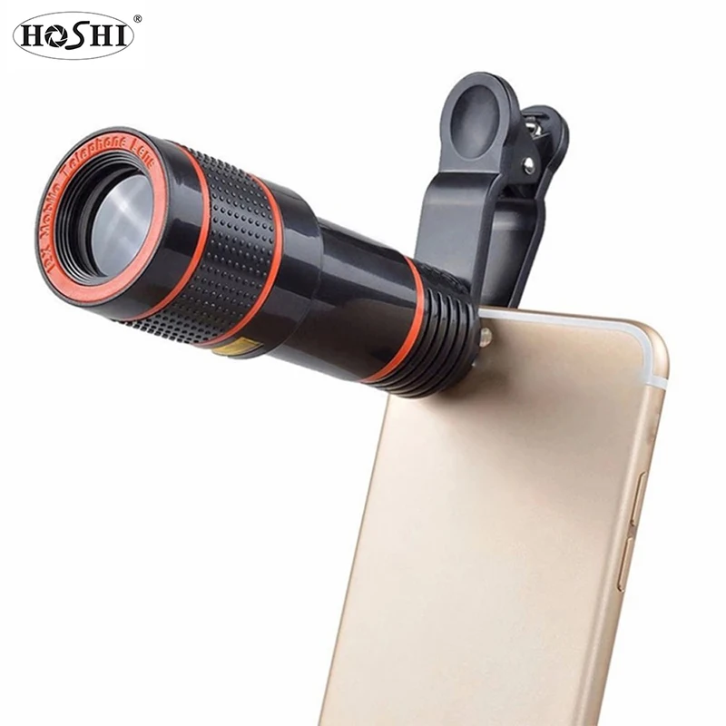 

HOSHI Mobile Phone Camera Lens 8X Telescope Telephoto Lens External With Universal Clip for Smartphone mobiles