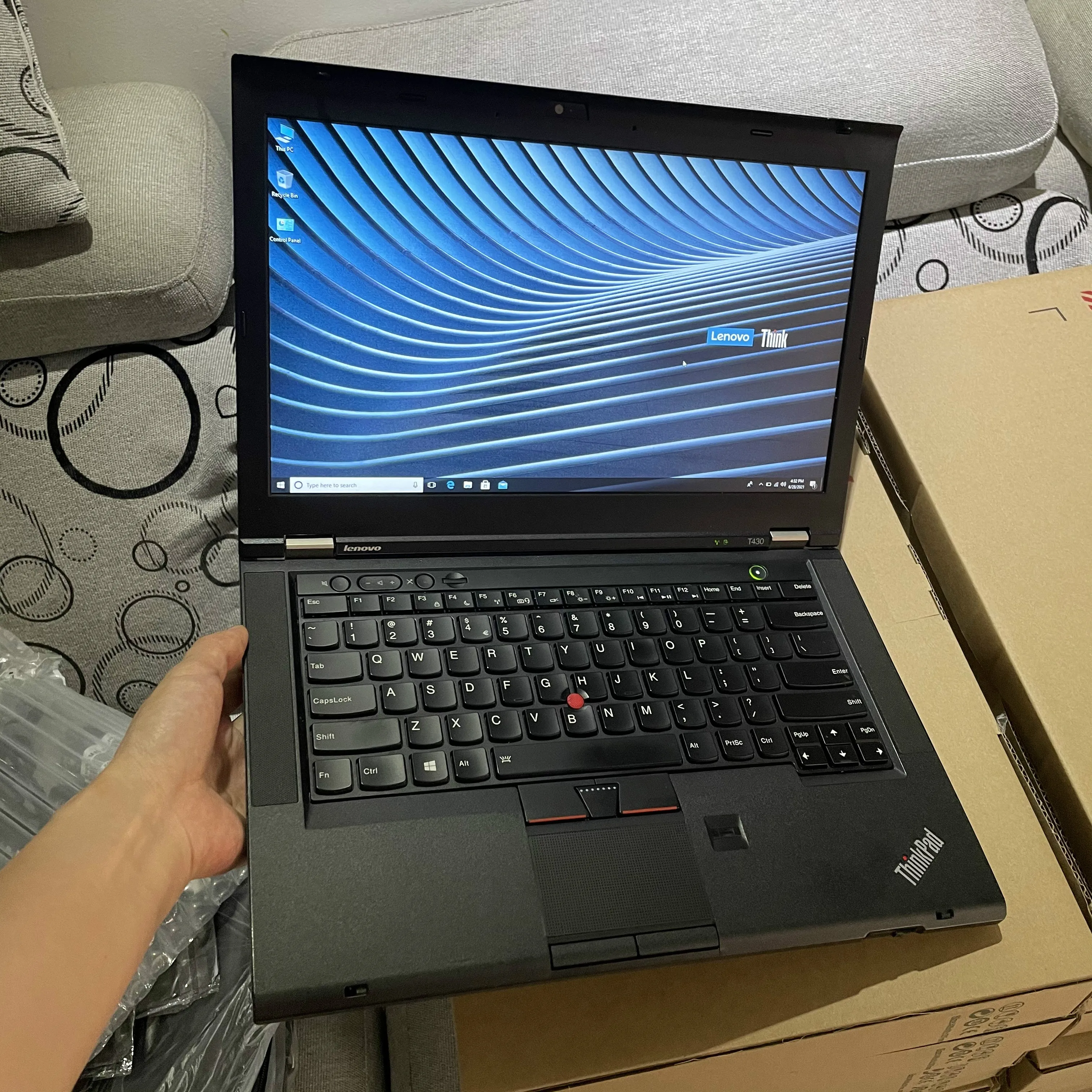 

Win10 T430 laptops used Dual Core I5 I7 14" Business Ultrabook Laptop computers refurbished second hand Thinkpad Used computer