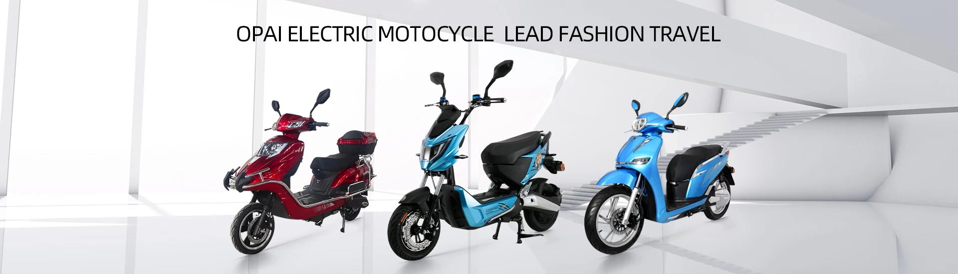 Opai  Double 350W 48V Motorcycle Electric Moped Scooter For Sale