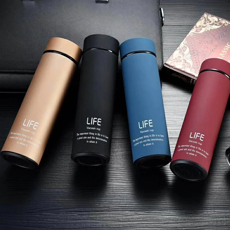 

Custom eco friendly insulated water bottle 500ml sports insulated double wall stainless steel vacuum water bottle flask